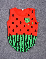 2018 Summer Newborn Baby Girl Clothes Cartoon Baby Boy Rompers Spiderman Batman Unisex Baby Rompers Cartoon Animal Clothing Set