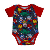 New Fashion Super Heroes Newborn Baby Boy Romper Jumpsuit Summer Cartoon Clothes Outfits 0-18M