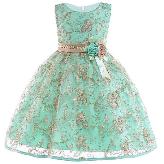 Christmas Flower Girl Dress Summer Clothes Girl 2018 Baby Girl Wedding Dresses Kids's Party Wear Costume For Girl Children