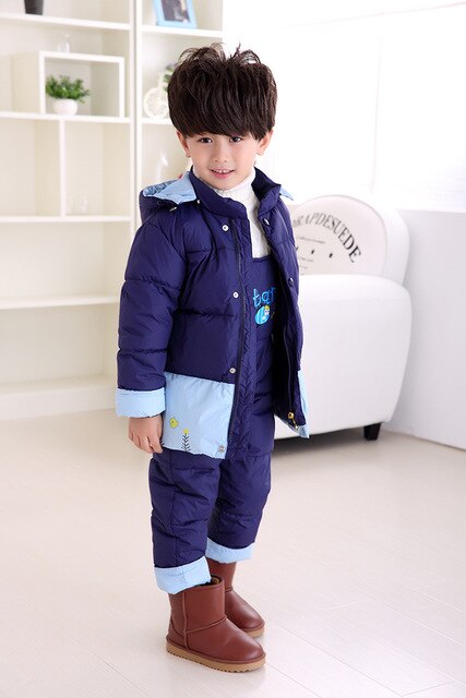 winter baby's clothing baby's down jacket and pants kids' winter set 0-3years old children's clothes baby girls and boys coat