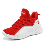 Basketball Shoes Kids 2018 New Arrival Boy Antiskid Youth Sports Shoes Cheap Sneakers Kids' Sneakers Black Blue