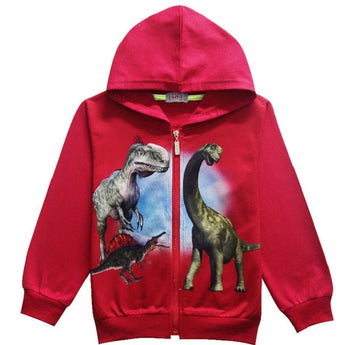 Eye-catching cool dinosaurs are coming! Halloween Jackets Boys Sportswear Carnival Party Baby Girl's Jacket Kids' Clothes 3-10Y