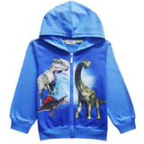 Eye-catching cool dinosaurs are coming! Halloween Jackets Boys Sportswear Carnival Party Baby Girl's Jacket Kids' Clothes 3-10Y