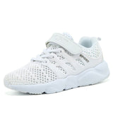 2018 New Air Mesh Kids' Sneakers Breathable Children's Sport Shoes Boys Running Shoes Lightweight Girls Trainers Hook and Loop