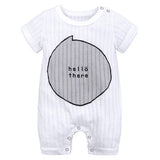 Summer New style baby rompers Short sleeve Newborn Infant Baby Boy Girl clothes Cute Cartoon Printed Jumpsuit Climbing Clothes