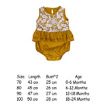 Infant Newborn Baby Girls Ruffles Rompers Summer Lace Flower Baby Girls Clothes Toddler Girl Jumpsuit Playsuit 2019 New