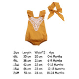 Infant Newborn Baby Girls Ruffles Rompers Summer Lace Flower Baby Girls Clothes Toddler Girl Jumpsuit Playsuit 2019 New