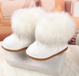 New winter girl's boots slipproof waterproof shoes snow short boots baby girls' winter shoes children's boots kids' shoes 16938